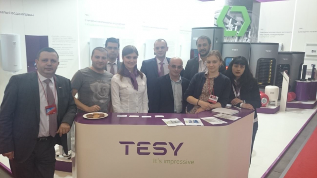 TESY впервые участвует на выставке в Киеве, в Украине