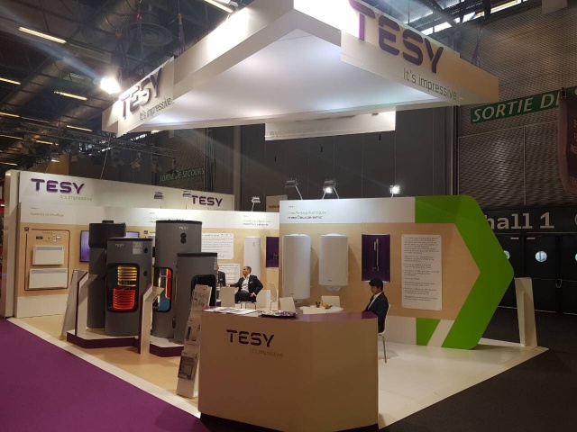 Компания TESY впервые участвовала в Interclima + Elec в Париже